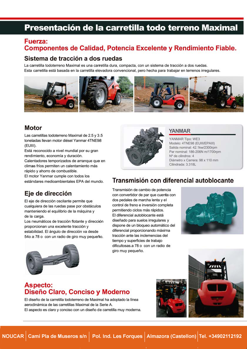 Catalogo carretilla todoterreno MB